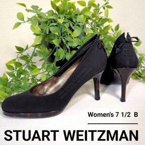 Stuart Weitzman Shoes Black High Heels Pumps